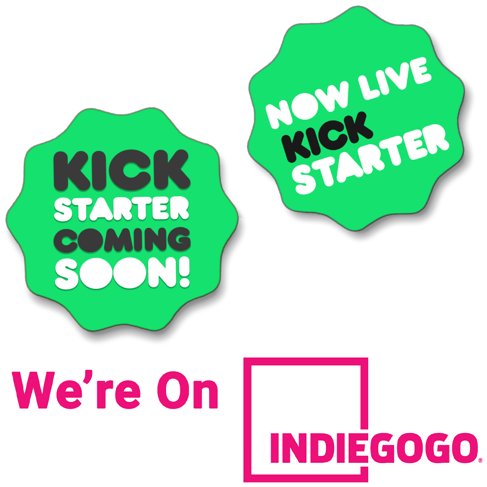 'Now Live' Kickstarter & Indiegogo badge