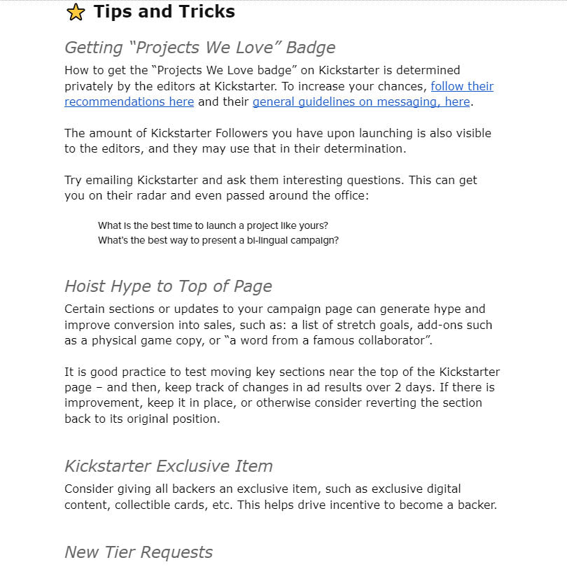Kickstarter Quickstart Guide (2024)