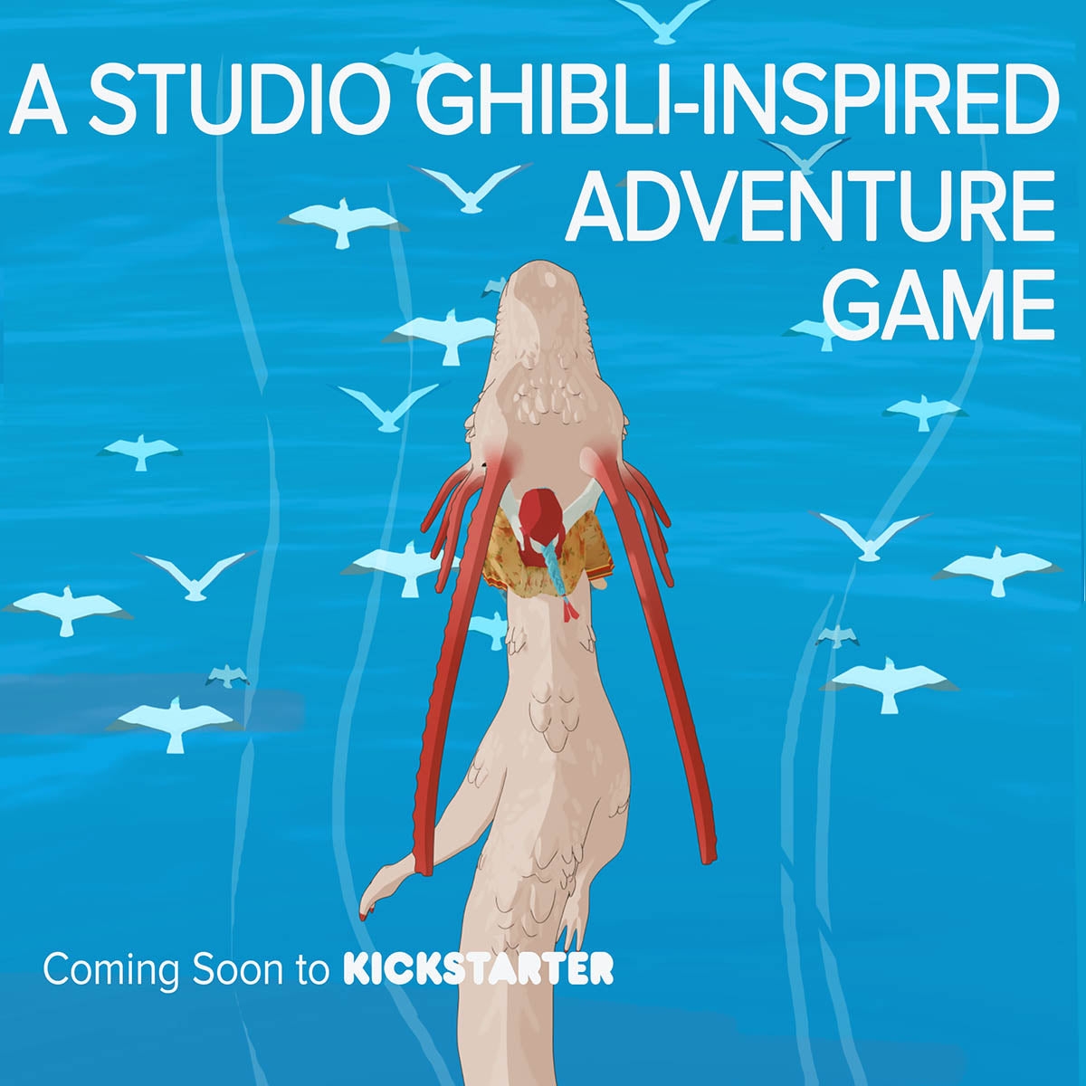 Example of a Facebook Ad Image for a Kickstarter Prelaunch, "Coming Soon to Kickstarter" ad