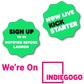 'Now Live" Kickstarter & Indiegogo badge