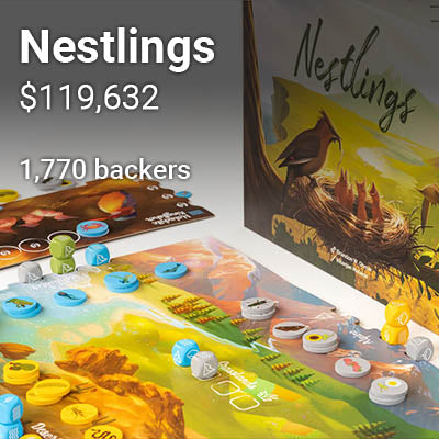 Nestlings by Tangerine Games results on Kickstarter
