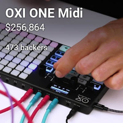 OXI ONE Midi by OXI Instruments results on Kickstarter