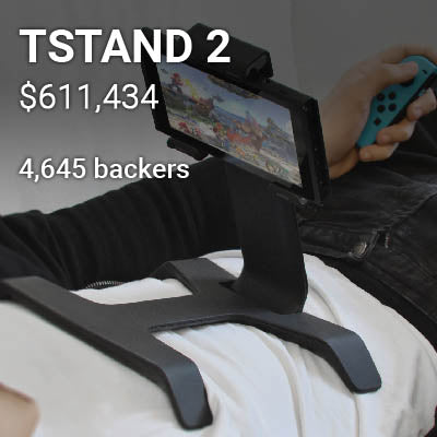 TSTAND 2 results on Kickstarter