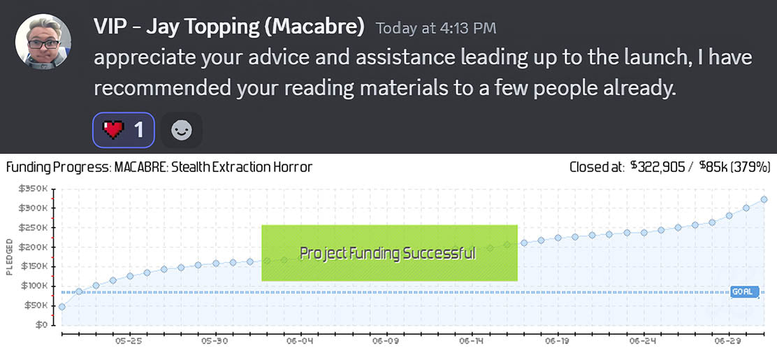 A review of Matt Olick's Prelaunch Club ad management services from Jay Topping, co-creator of 'MACABRE' video game on Kickstarter