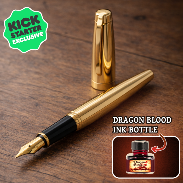 Example of a Kickstarter Reward Add-on spotlight for Prelaunch Club's client, "The Dragon Journal" by Tym